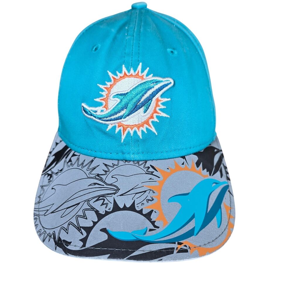 Miami Dolphins Yourh New Era 9Forty Snapback Hat Cap NFL Teal Orange Silver Rare